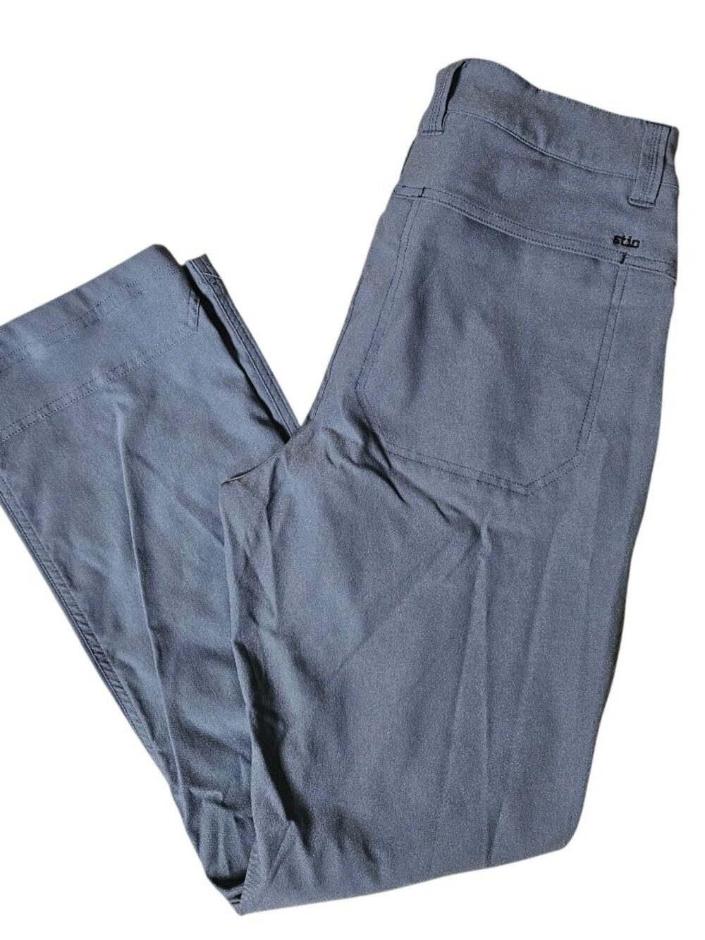 STIO Coburn Pants Men's 32 X 29 Light Blue Chino Hiking Outdoor Stretchy Trail